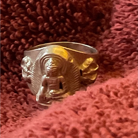 Silver Buddha Ring - Picture 3 of 9